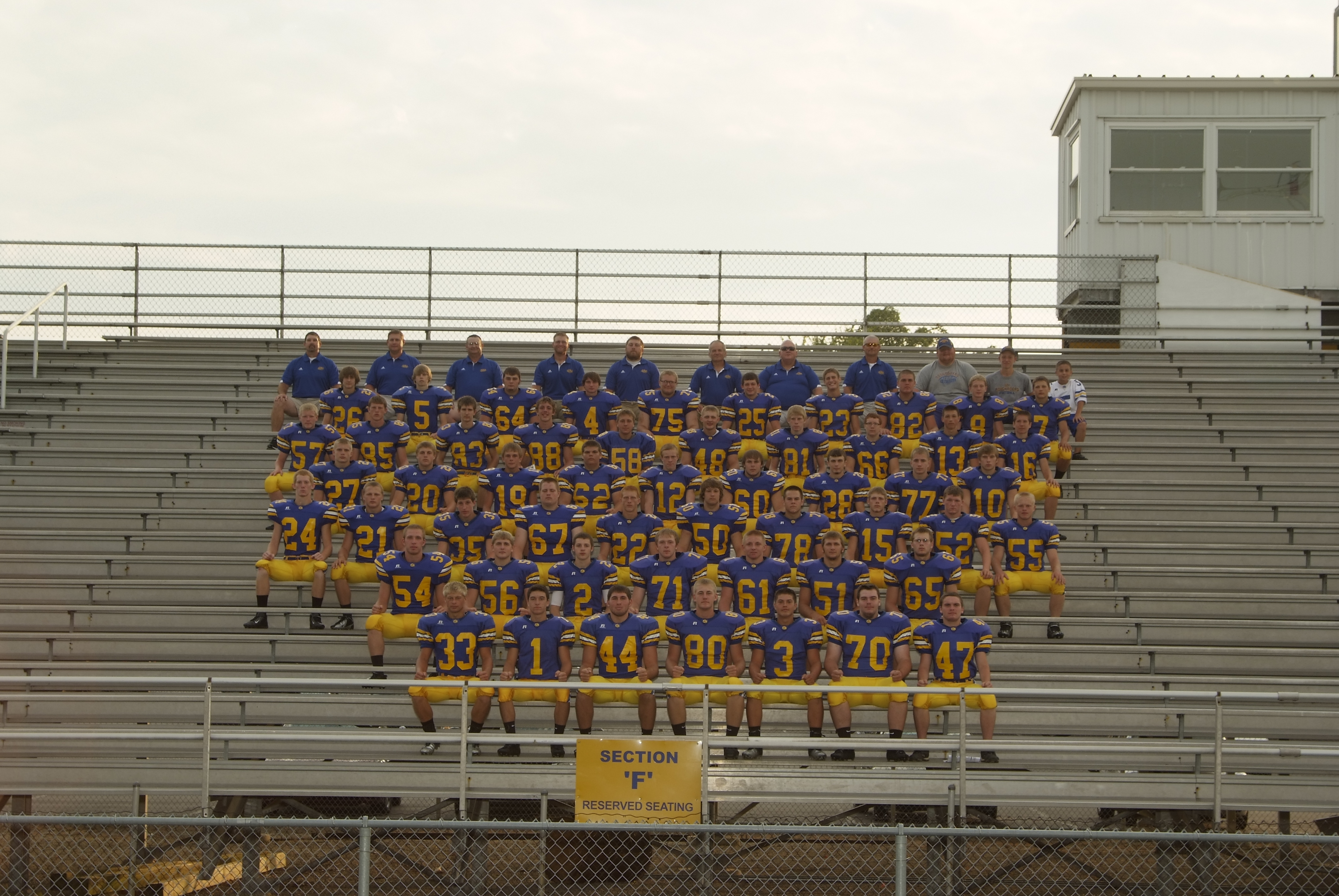 2012 St. Marys Football Team Picture