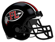 Fort Loramie High School Redskins helmet